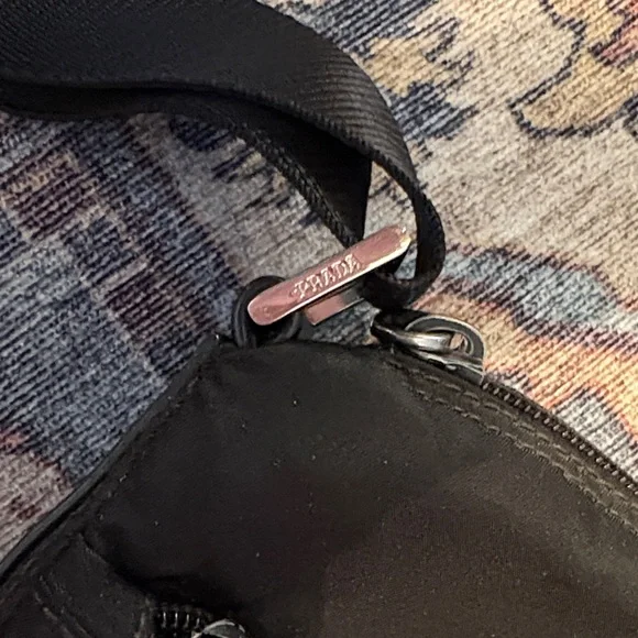 Prada Black Nylon Messenger Crossbody Bag - Picture 3 of 6